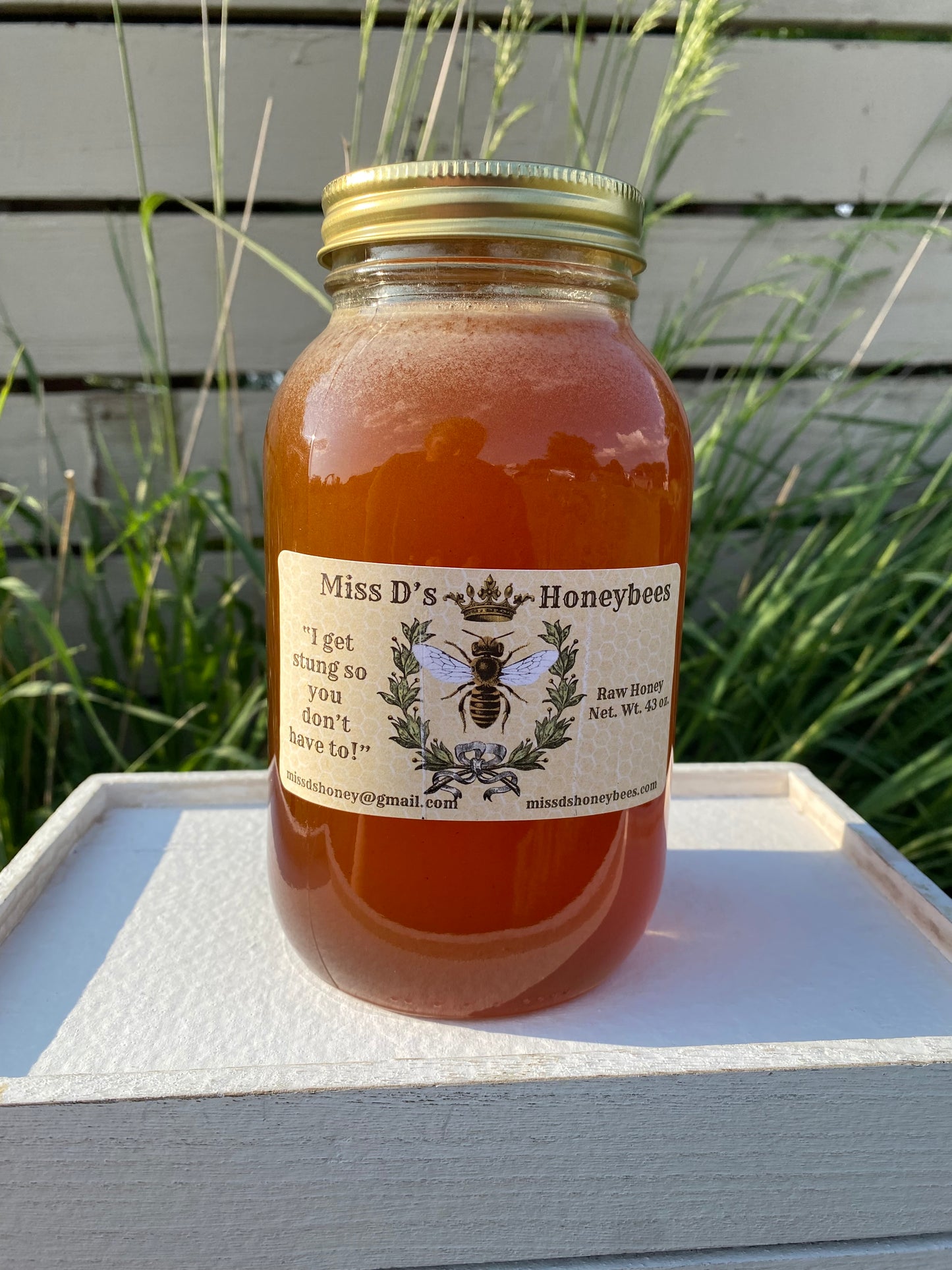 Quart Pure Raw Honey
