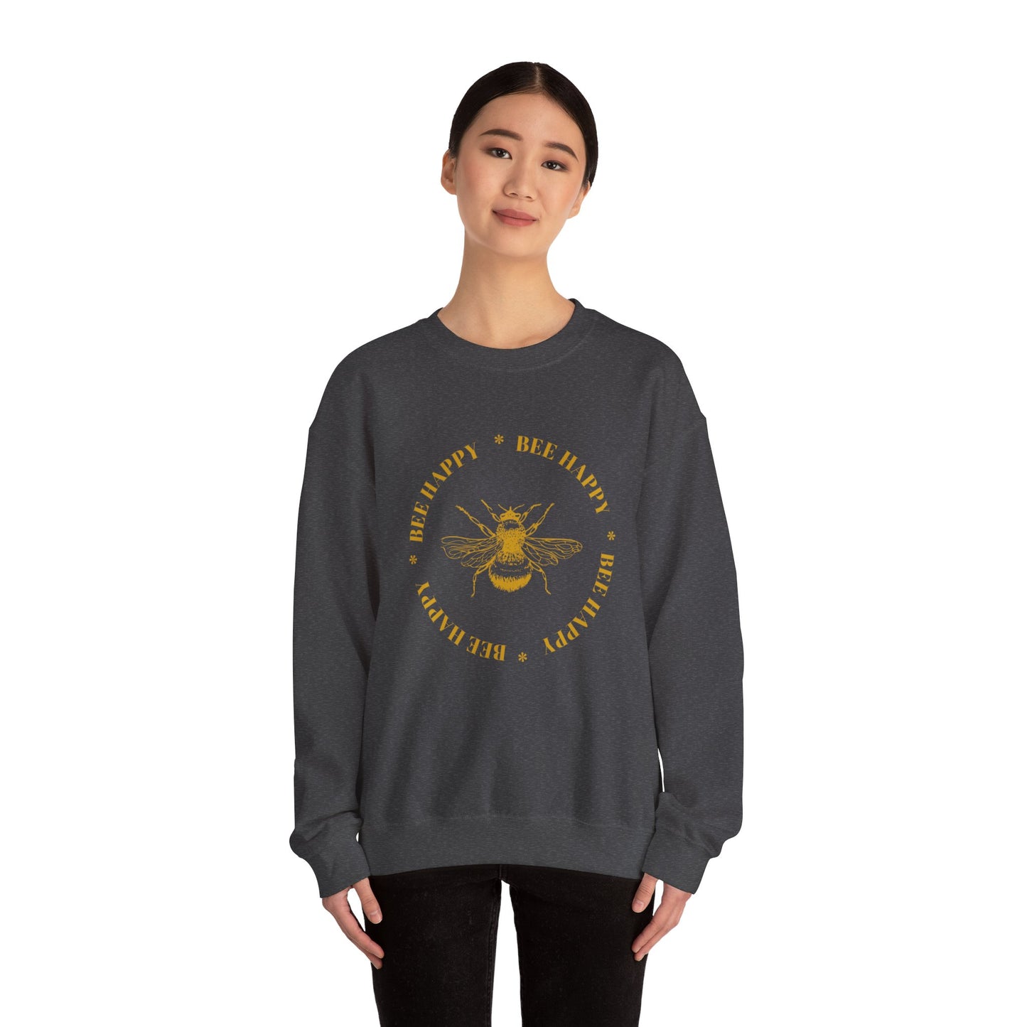 Bee Happy Crewneck Sweatshirt