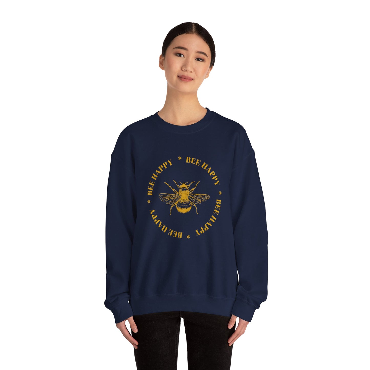 Bee Happy Crewneck Sweatshirt