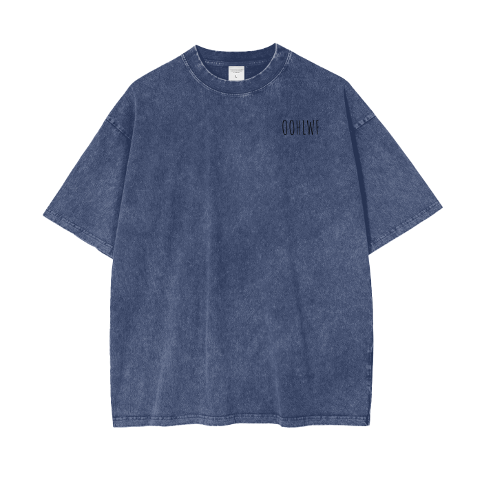 通販生活 ファッション Acid Wash Oversize T-Shirt - 250 GSM MOQ1,Delivery days 5 トップス
