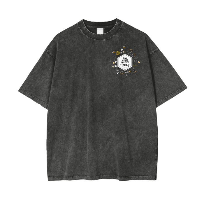 Acid Wash Oversize T-Shirt - 250 GSM MOQ1,Delivery days 5 – Miss