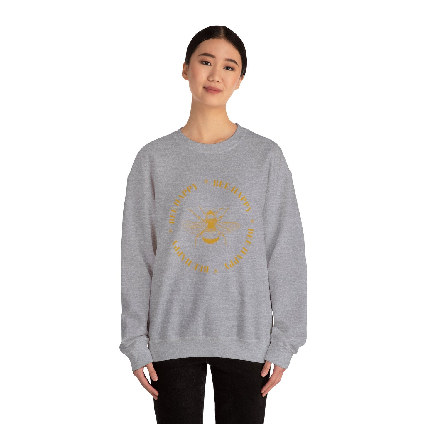 Bee Happy Crewneck Sweatshirt