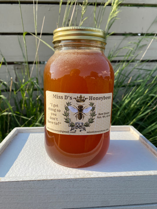 Quart Pure Raw Honey